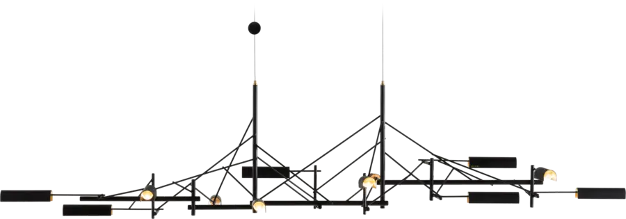 Tinkering suspension light 140 front view